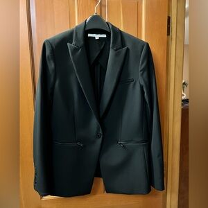 Veronica Beard, Black Scuba Jacket, Size 12